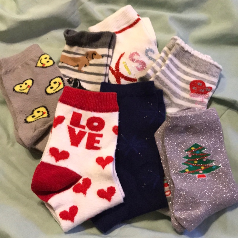 7 Pair Miscellaneous Socks